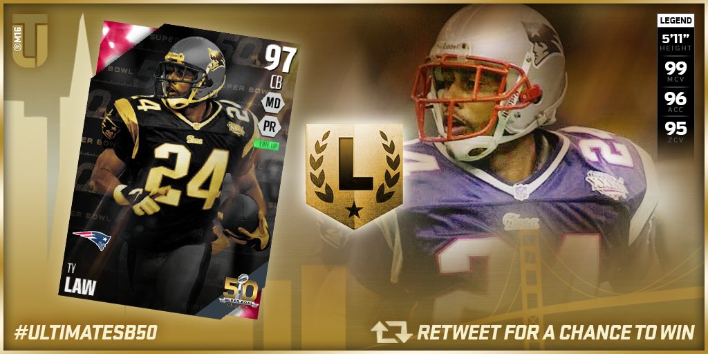 EASPORTS_MUT's tweet image. Tell us the best playbook to lay down THE LAW! Tag answers with #UltimateSB50 to be eligible!