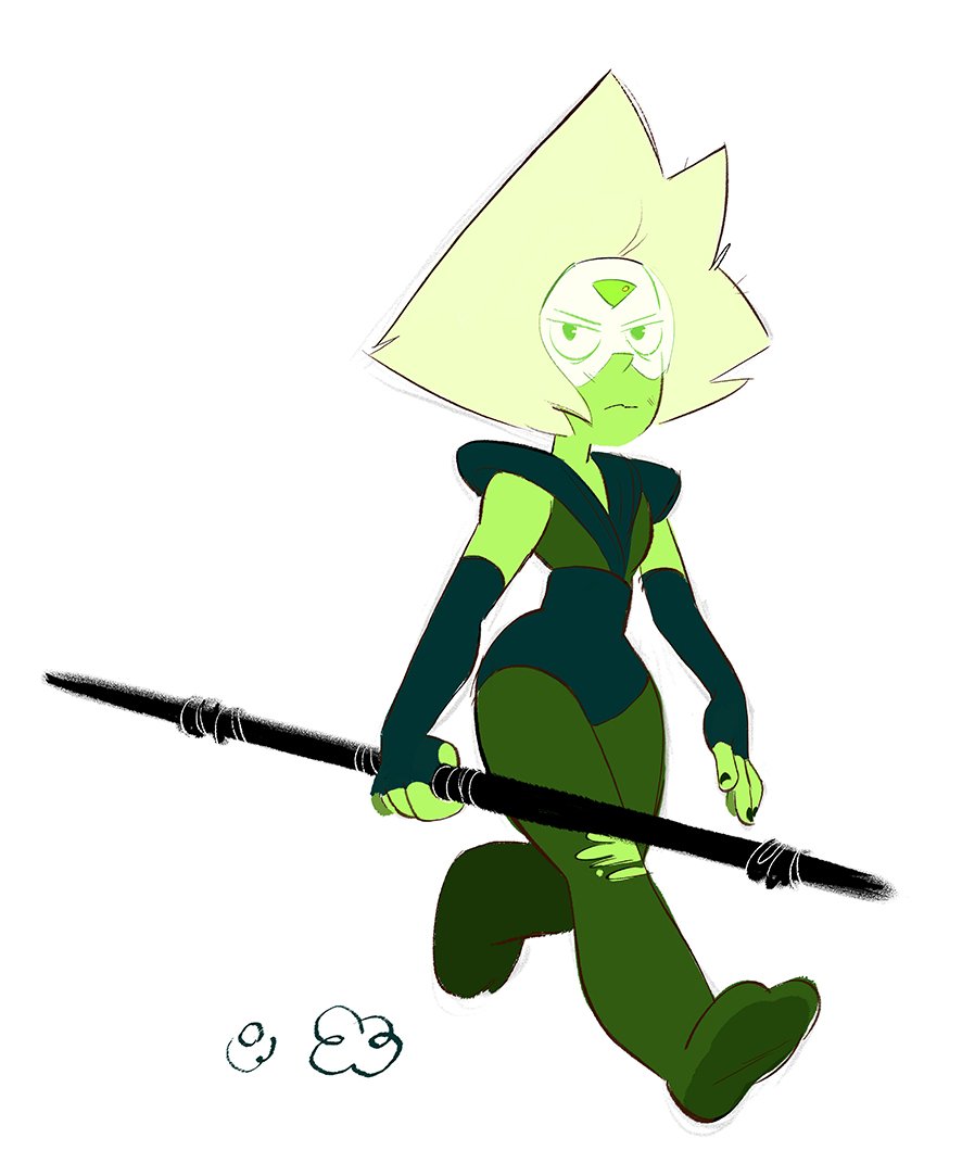 “...and her terrifying renegade Peridot.”