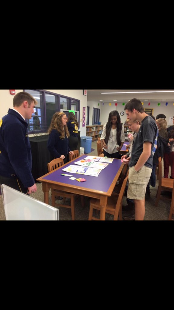 SaludaFFA's tweet photo. Ag Science class - State Officer visit with Katie Martin Thomas 
Wilkerson and Candace Clinkscales https://t.co/S6ZEiNNFgA