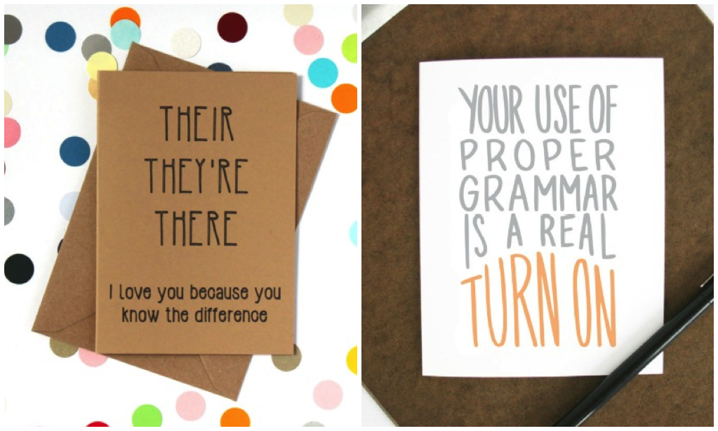 BookRiot's tweet photo. Nerdy Valentines for the grammar lover in your life! https://t.co/pWJnHm9AU0 https://t.co/lOMRWqftow