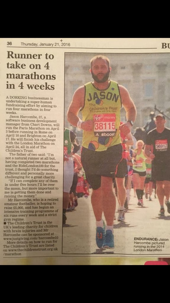 Sponsor this lad please! I know him well. Terrible pic though! #Harcombe #machine <a href="/Childrens_Trust/">The Children's Trust</a> #hero #dorking