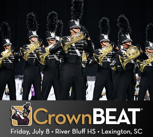 CarolinaCrown's tweet photo. Drum corps is BACK in the Midlands of South Carolina! Get more info about CrownBEAT here: https://t.co/xLNJnfQpMG https://t.co/ie6AmVdP8j