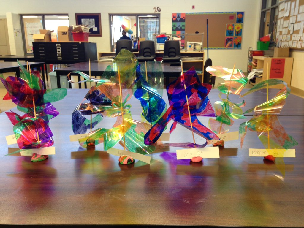 Chihuly inspired sculptures by 3Thibert <a href="/TVAelementary/">Tecumseh Vista Elem</a>