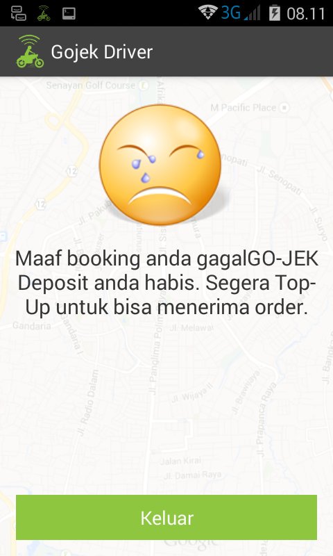 Taufan Gojek Sby On Twitter Gojekindonesia Tolong Bantu Saldo Minus Tp Uda Top Up Ke Rek Gojek Tp Masih Minus Https T Co Joqgcbsais<script async src=