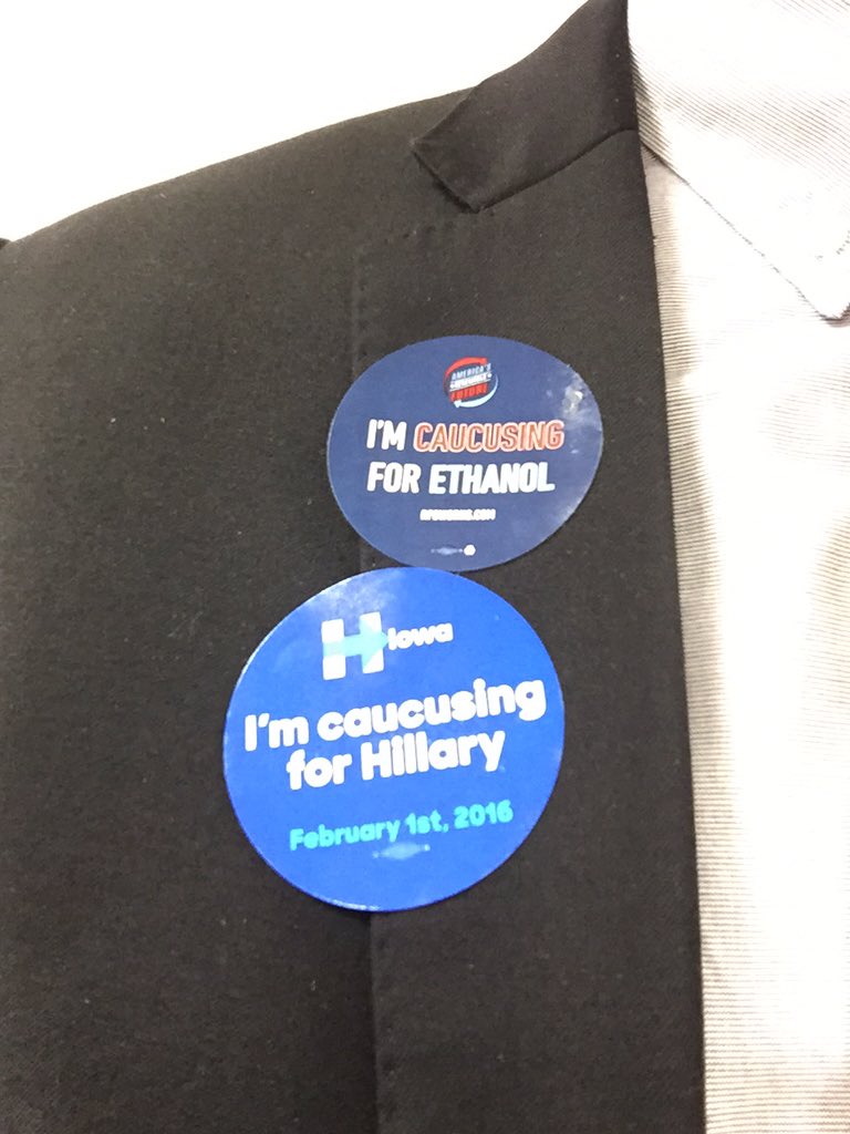 Ready to #iacaucus for the #RFS/<a href="/AR_Future/">A Renewable Future</a> and #ImWithHer!