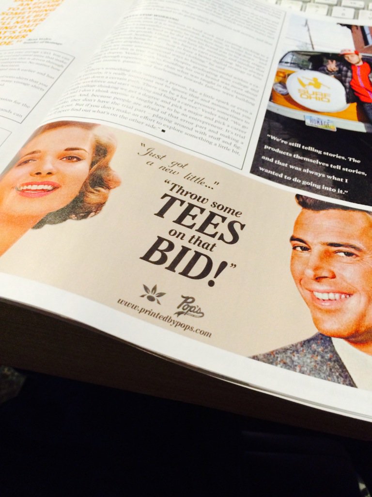 Check out our ad in the month's @1870now ! Page 69 #giggity