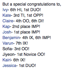 We know it's late, but, from Granite Bay this weekend: