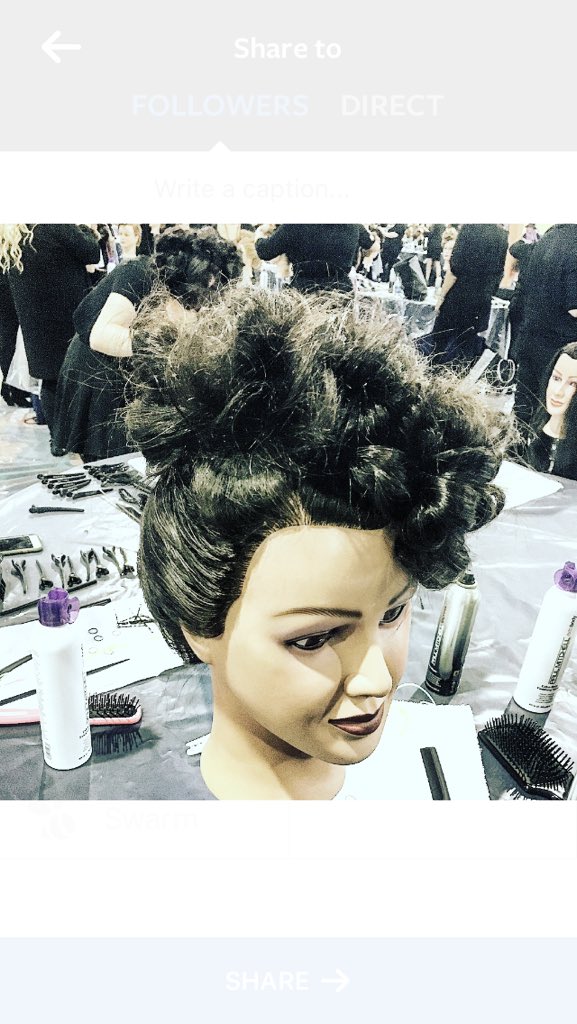MiamiAudrey's tweet photo. #crazyhair #editorial #caper16 #stylingclass #pmts @PaulMitchellEdu @PMTSMiami https://t.co/xadF03sSNL