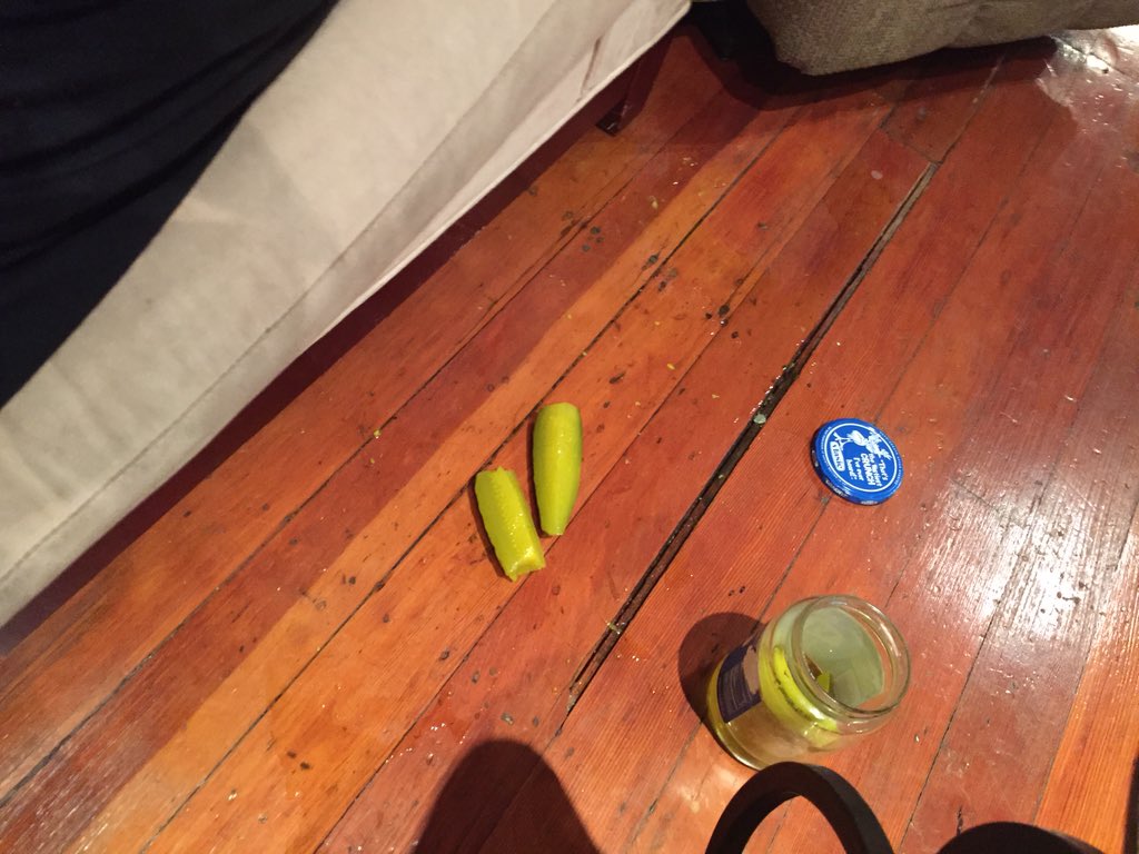 WJWestmoreland's tweet image. Pickle bowling on a Monday night. #pickleproblems #picklejuice