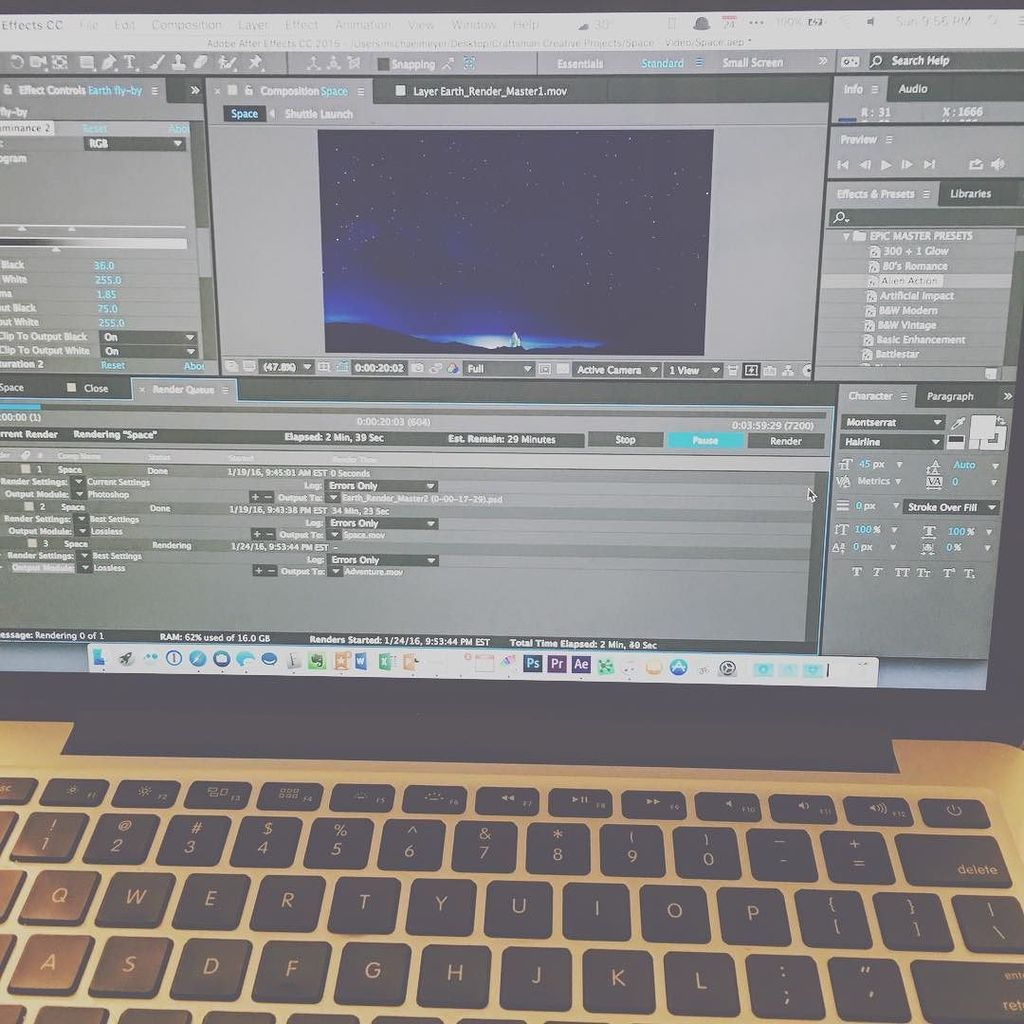 CraftsmCreative's tweet image. Always at work.. #aftereffectscc #aftereffects @adobe #launch
