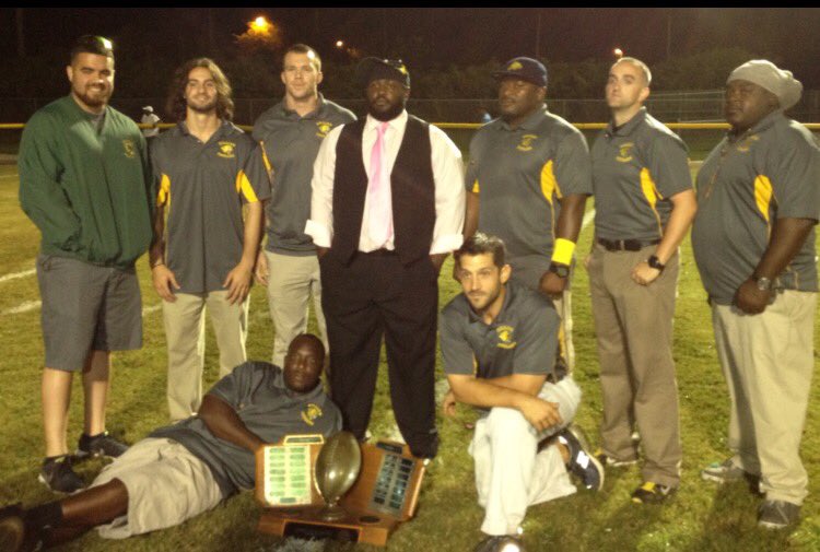 DJHeartbeat_'s tweet photo. Thank you to this coaching staff for teaching me so much on and off the field. A group of men that inspired so many. https://t.co/n0mVz4kiu2