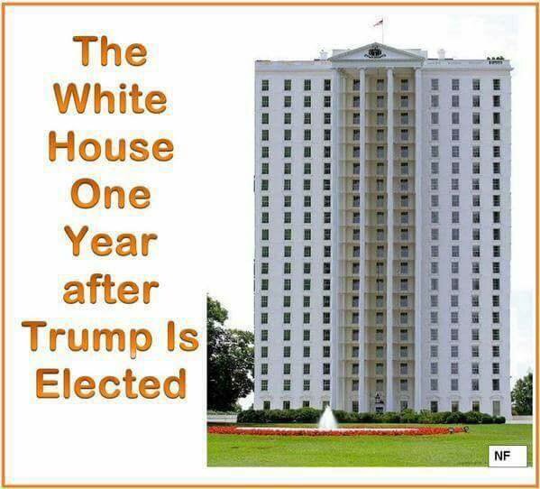 JohnsonDeborah's tweet photo. Is this what we want? Not me. #ImWithHuck. Take trump towers back to NY https://t.co/N2rnwjwUuD