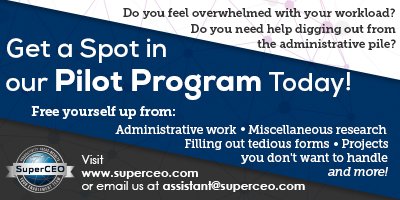 SuperCEOconsult's tweet photo. Our Productivity Optimization Plan is personalized to your business needs.
#SuperCEO
#pilotProgram
#VAProgram https://t.co/LSXwRSZLRf