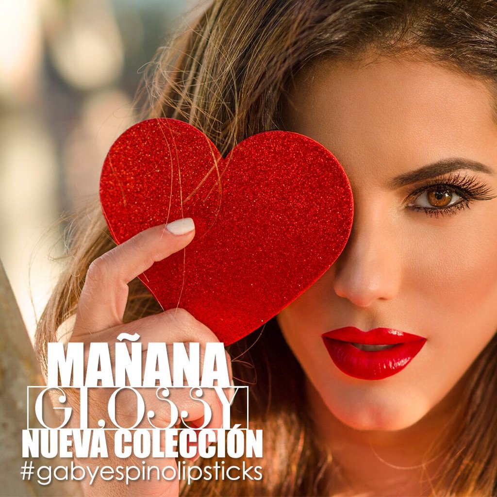 gabyespino's tweet photo. Mañanaa nueva linea de #GabyEspinoLipsticks #GLOSSY en https://t.co/BmB0uGZpDN 💄 Envios a todas partes del mundo! https://t.co/vVBJQ6ANgx