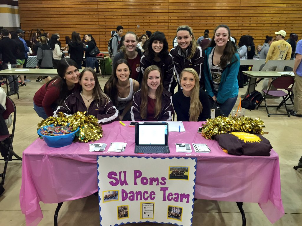 Come say hey in Maggs at the Student Activities Fair! We're here til 10:30! 💃🏻