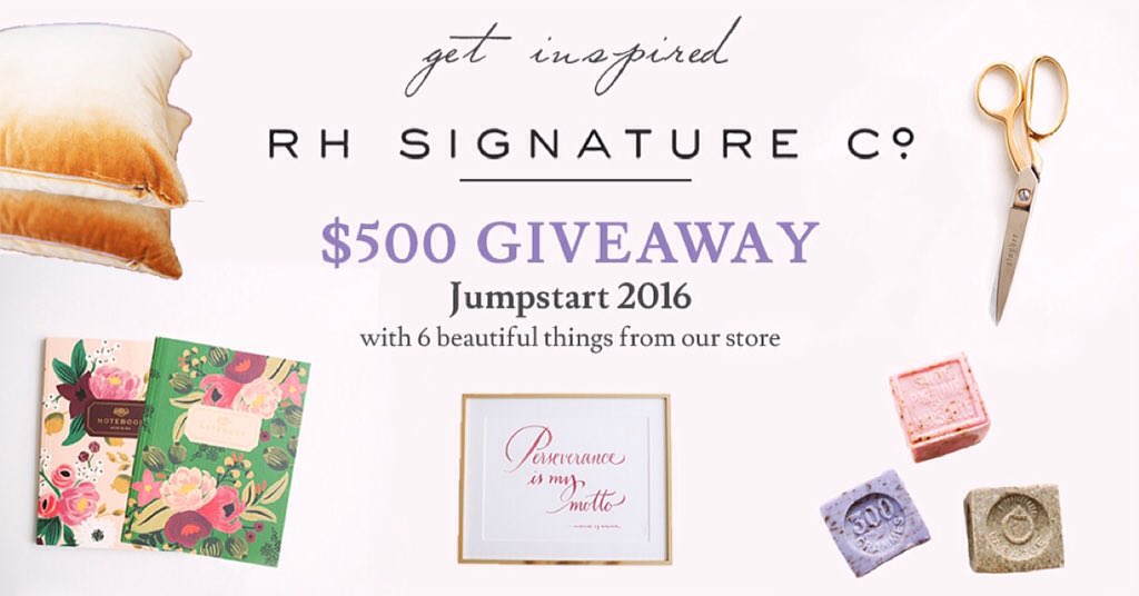 Enter 2/1/-2/29. One random winner. Follow us on Instagram &amp; invite 3; Twitter; Facebook, Pinterest