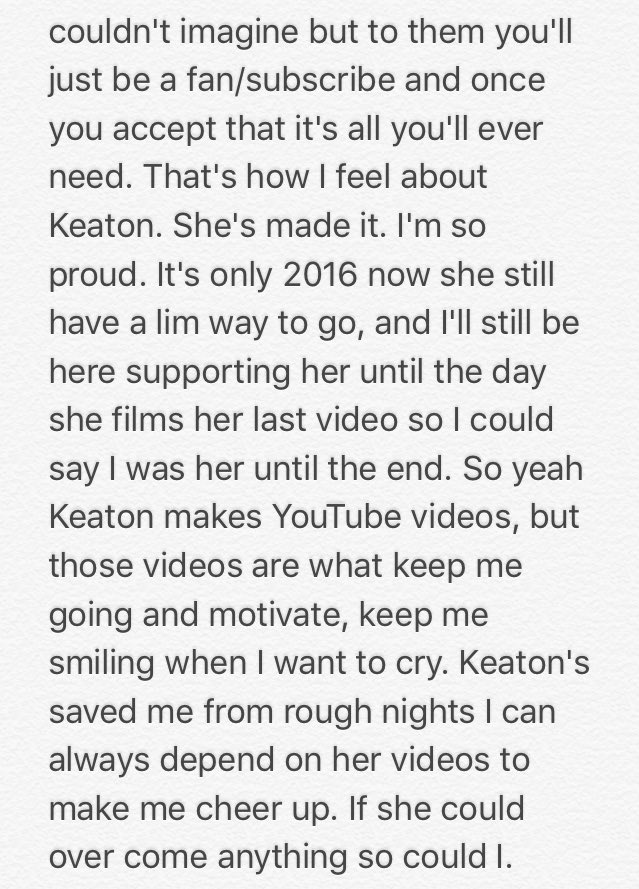 MilburnUpdates's tweet image. Before you judge or say anything take a moment to read this. This the impact she's had on me these past years💜