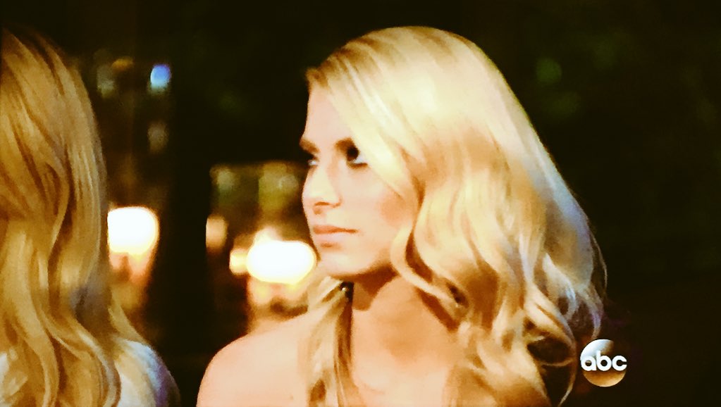 crackliffe's tweet photo. Reactions to Olivia getting the 🌹 on the group date. #TheBachelor https://t.co/CMhiTn4pTm