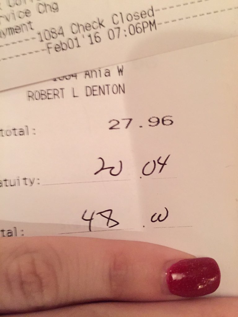 aniaapatriciaa's tweet image. This made my Monday a little better 🙏🏼 #serverlife #goodtip