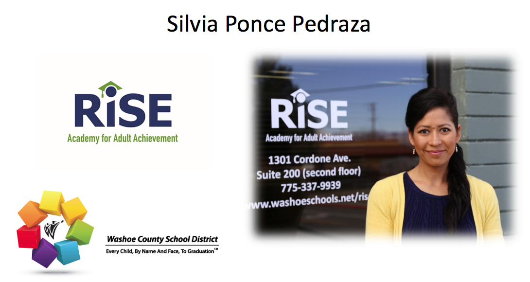 Supt_Davis's tweet photo. @RISE_adultedu Student Ms. Silvia Ponce Pedraza is telling her story of success at Rise. #BuildingWCSD https://t.co/qNkrkxXs8L