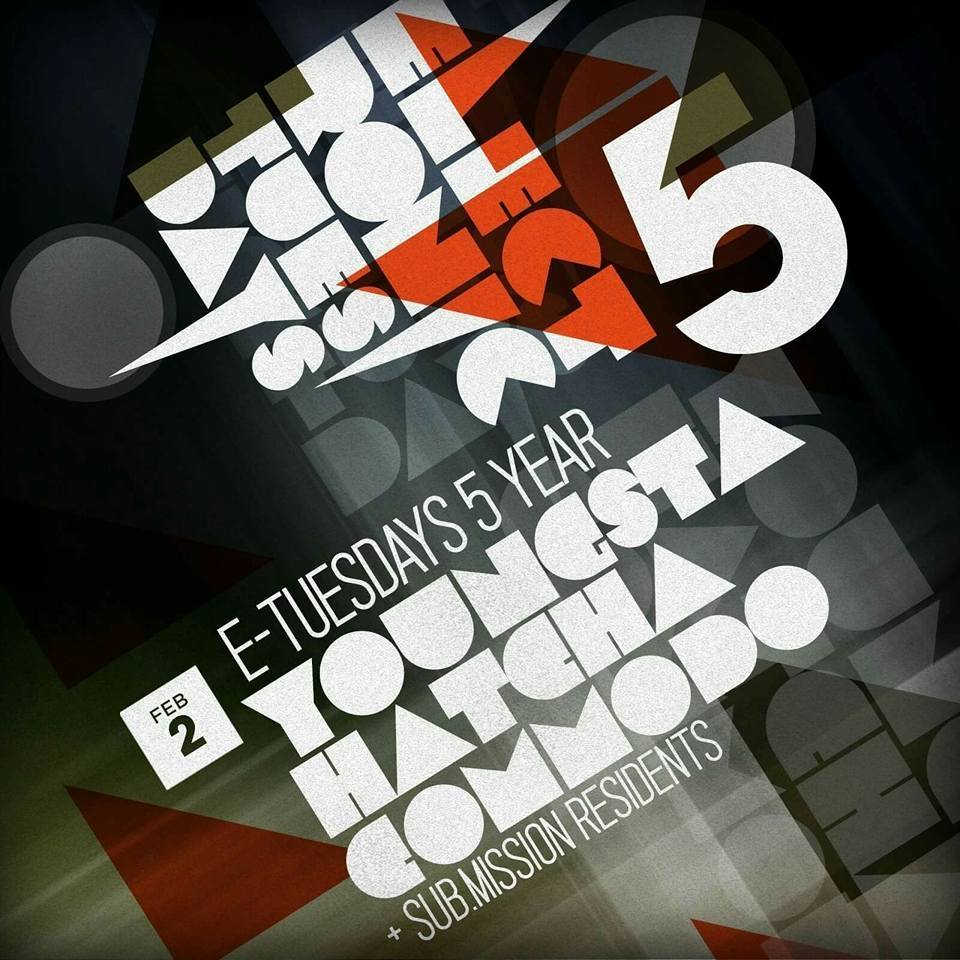 subliminal64's tweet photo. THE ELECTRONIC TUESDAYS 5 YEAR IS NOT TO BE MISSED https://t.co/ZSMudZEaJm
