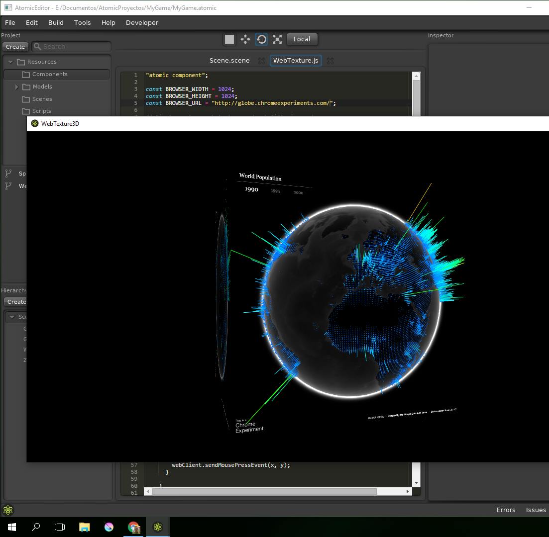 pablomz83's tweet photo. @AtomicGEngine #WebGL  inside the #AtomicGameEngine :P  NEXT: A puzzle webgl game inside a game to unlock a door https://t.co/LGjOIly3W2