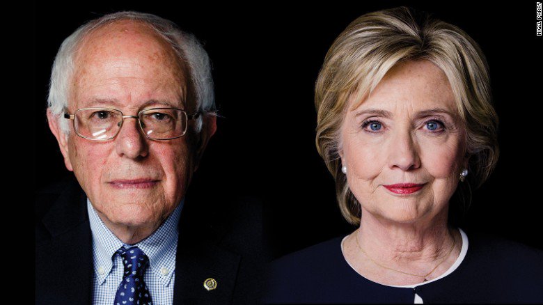 CNNPolitics's tweet photo. #IowaCaucus early voting results: Younger voters go for Sanders, older for Clinton https://t.co/871CdJLRK7 https://t.co/ho0XUeX6li