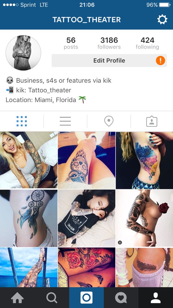 ExposeBody's tweet image. Go follow one of those amazing tattoo pages! @tattoo_theater