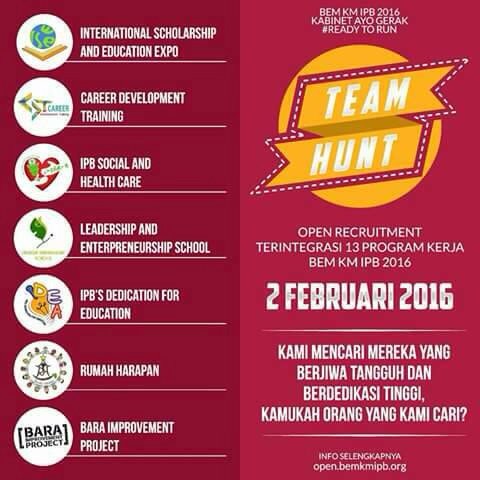 Oprec Rumah Harapan 2016. mengajar dan mengembalikan dunia anak seperti dulu. Cp:
Amel 085720614622
Ari 082346594585