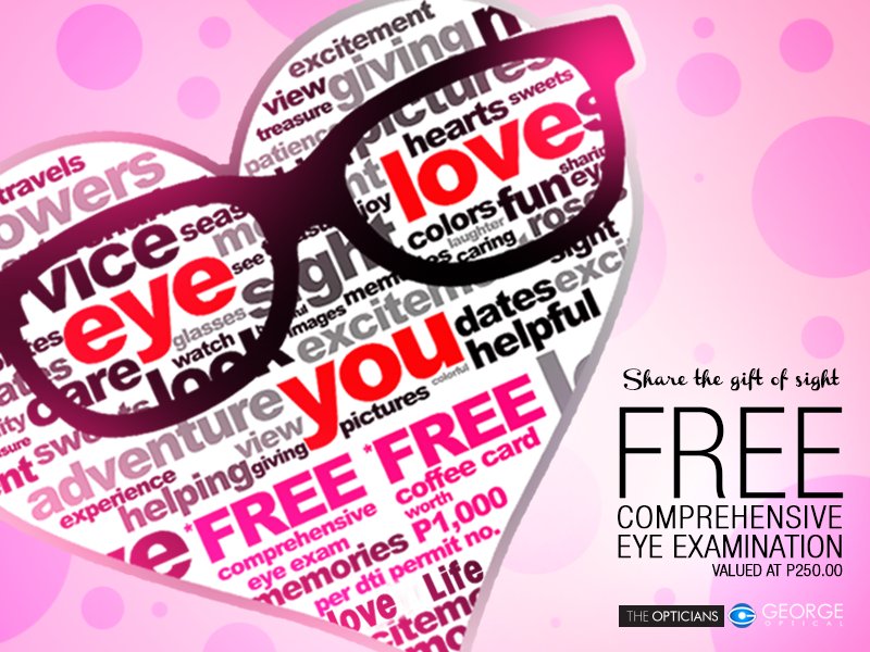 George_Optical's tweet photo. Share the gift of sight to your special someone or your loved ones this Love month.

SEE us at #GeorgeOptical today! https://t.co/lOUaKgE2LI