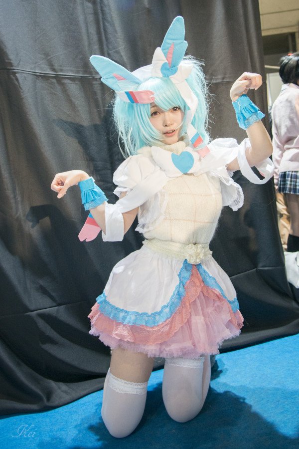 佳 ポケットモンスター 色違いニンフィア 擬人化 By Mokorosu もころす ちゃんが まるで妖精のように可愛い 16 1 31 闘会議 At 幕張メッセ T Co Gvomfnkpyy