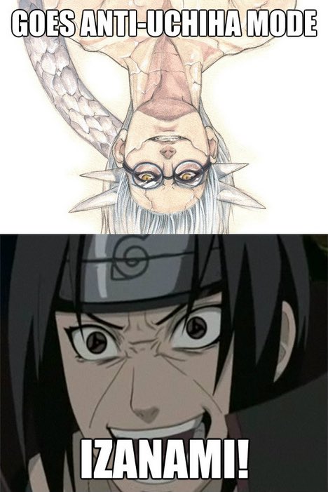 The moment u realize itachi is fucking insane..