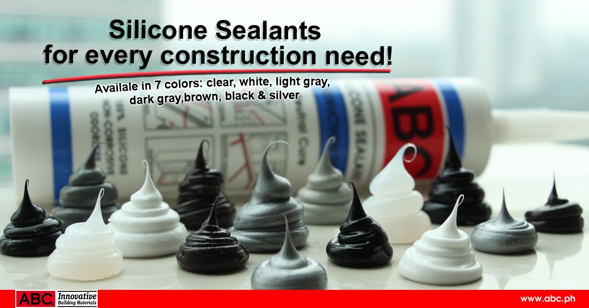 ABCPhilInc's tweet photo. ABC Silicone Sealant Construction Grade is Now Available in 7 colors!
#abcphilinc #innovative #sealants #new #home https://t.co/zpu1wR43CX