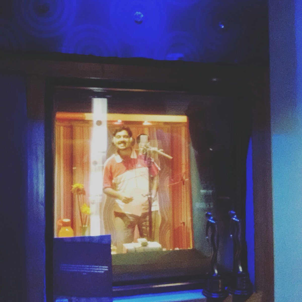 snkoshy's tweet photo. With @EstherElias90 at #dbstudios #chennai recording for Cherry's Malayalam album https://t.co/HwodE4aWzr