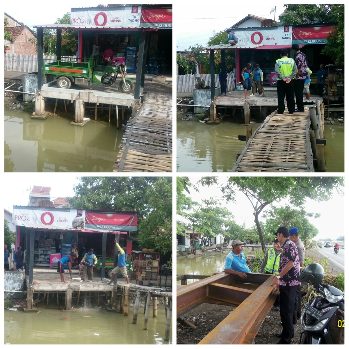 Pembongkaran pkl las&amp;toko DI.Pelayaran
Koramil&amp;Polsek dgn Sukarela mengawal@psdajateng <a href="/ganjarpranowo/">Ganjar Pranowo</a> <a href="/PemkabDemak/">Pemkab Demak</a>