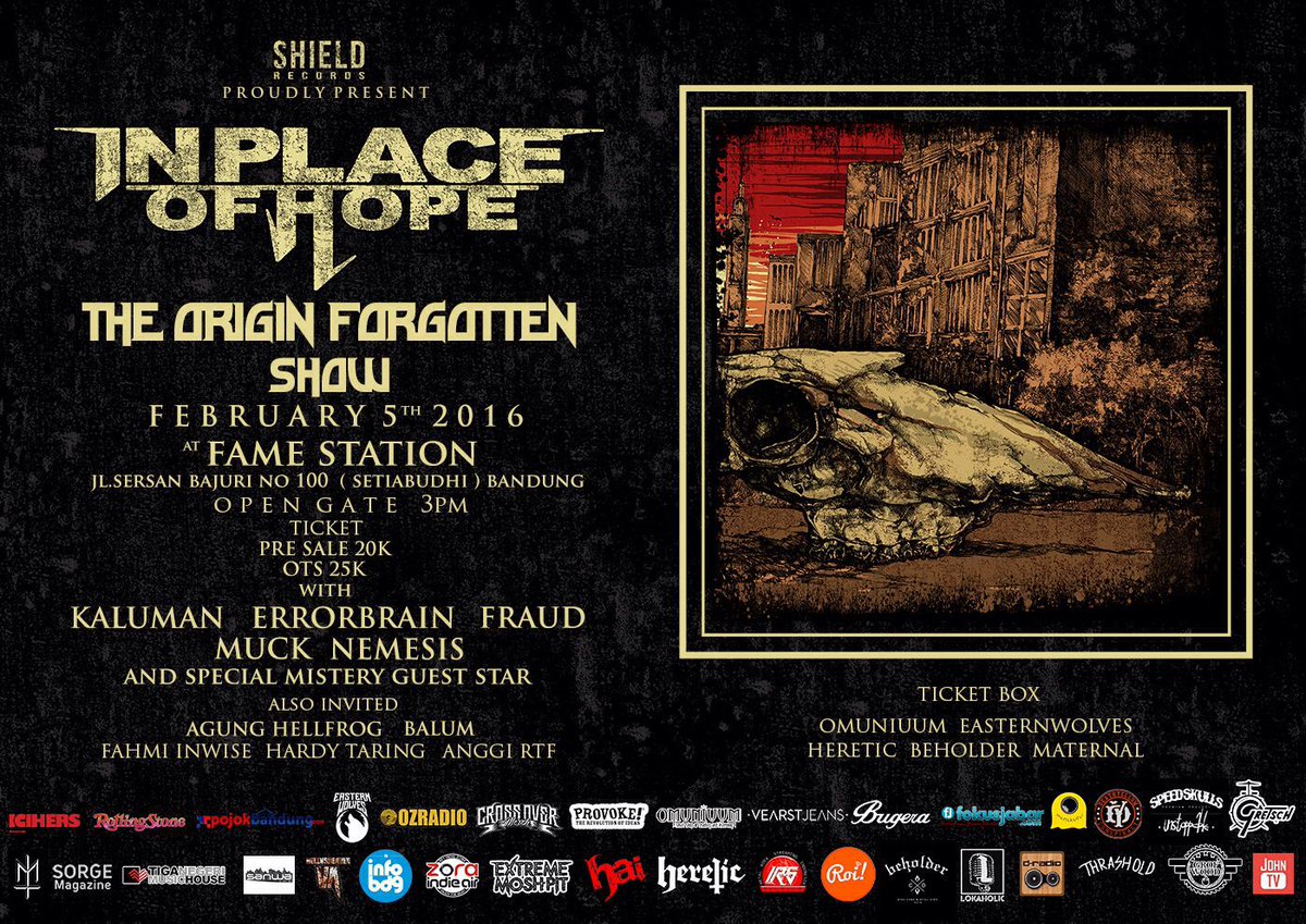 IN PLACE OF HOPE (@inplaceofhope08) on Twitter photo <a href="/kaluman_dm/">kaluman_dm</a> @fraudbeatdown <a href="/NEMESIS_id/">Nemesis Official</a> <a href="/errorbrain13/">Error Brain</a> #MUCK sampai ketemu nanti tgl 5 feb ! #TheOriginForgottenShow <a href="/kaluman_dm/">kaluman_dm</a> @fraudbeatdown <a href="/NEMESIS_id/">Nemesis Official</a> <a href="/errorbrain13/">Error Brain</a> #MUCK sampai ketemu nanti tgl 5 feb ! #TheOriginForgottenShow