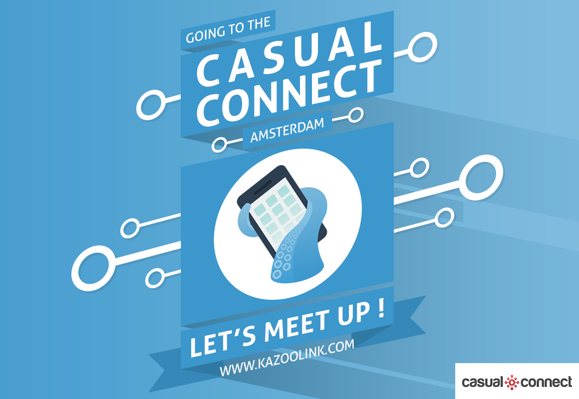 Kazoolink's tweet photo. Going to Casual Connect NL from 16-18 of February? E-mail us at contact@kazoolink.com ! #kazoolink @CasualConnect https://t.co/MfeaAt4yTL
