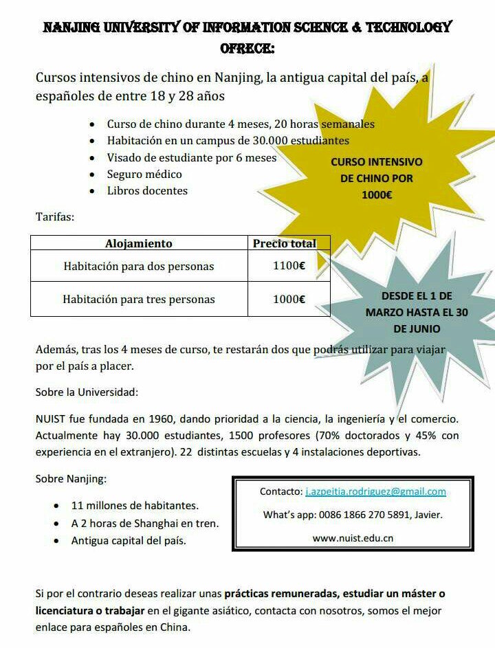 BetoFuertes's tweet photo. Curso intensivos de Chino. Gran oportunidad de cambiar tu vida. https://t.co/kAV2QnUuJ5
