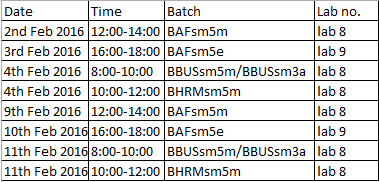 mnuBS's tweet photo. Change in #BUS307 Business Research Tutorial Venues.
#BAFsm5m #BAFsm5e #BBUSsm5m #BBUSsm3a
#BHRMsm5m https://t.co/kM23wFbV9G