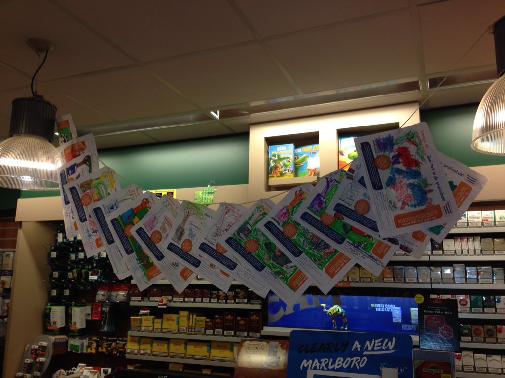 Yes! De kleurplaten met suggesties voor de #kanmakkeluk kalkoen stromen binnen