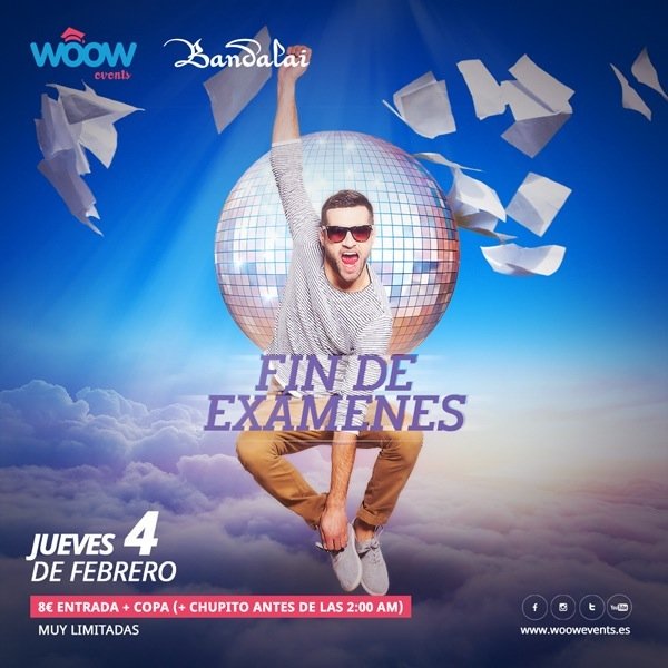 RRPP_Pedro's tweet photo. Esta semana en BANDALAI:
-Jueves fiesta fin de exámenes 
-Viernes fin de exámenes carnaval!!

639 307 289 https://t.co/owbZCFHEUI
