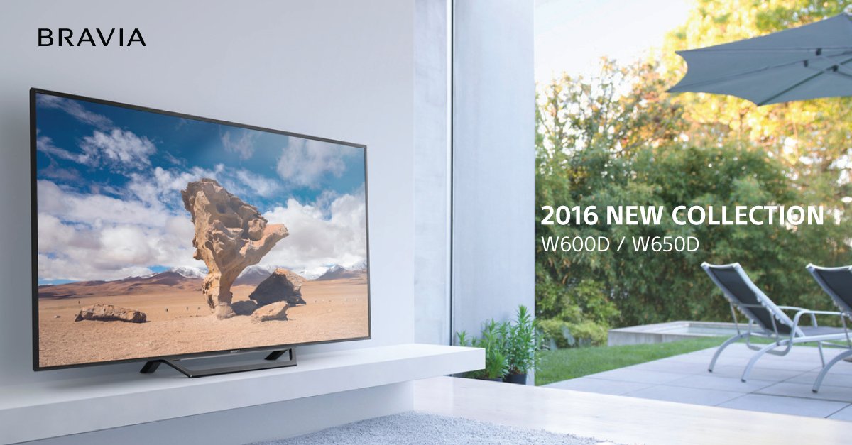 Redefine entertainment in your living room with the new BRAVIA W600D &amp; W650D TVs. bit.ly/1SAtvUz.