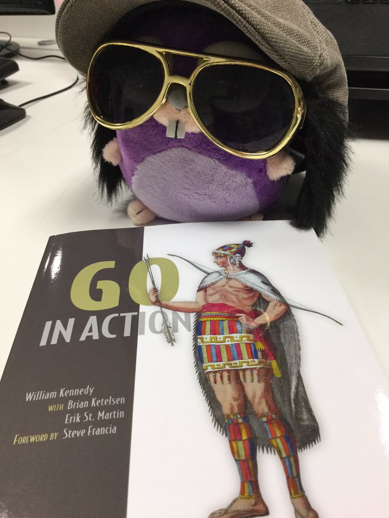toffen's tweet photo. Finally received my @goinaction book by @goinggodotnet. Sadly 2 days late to get it signed by him at #fosdem16 https://t.co/KG6NmM3kJ3