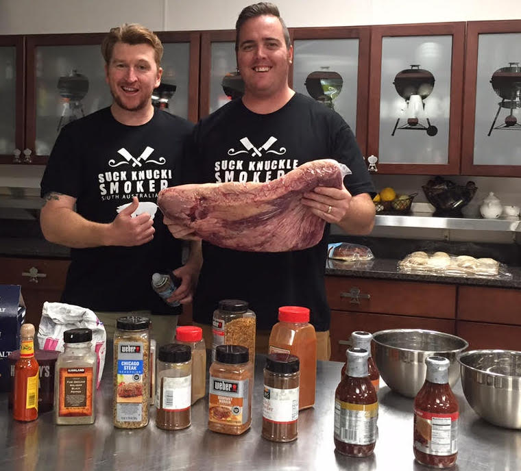 Our Aussie BBQ champs had a great day in Chicago honing their grilling skills at Weber HQ…get ready Randalls!