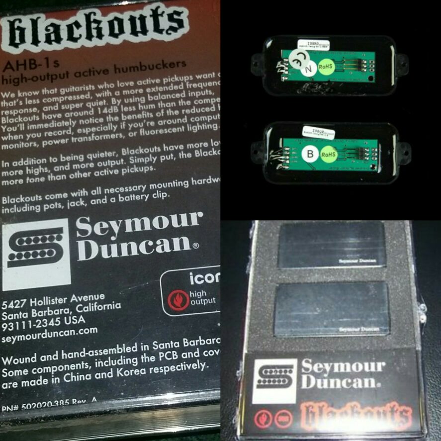 Di jual blackouts AHB-1 Active humbuckers 1set Ori Rp:1,900jt bisa nego silahkan bagi yg brminat hub  085878284847