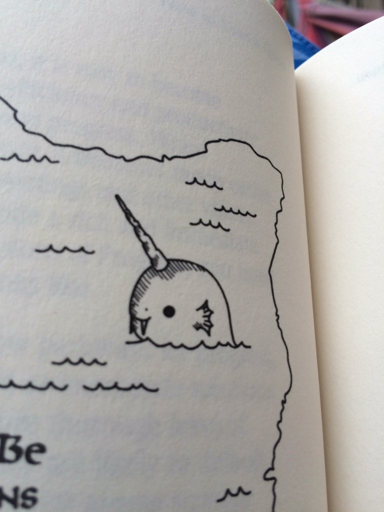 SpendloveLamb's tweet photo. Cutest narwhal ever! @dangerlam_kim Reading #howtoleadaquest @drjasonfox https://t.co/Od0Ux4UdH4