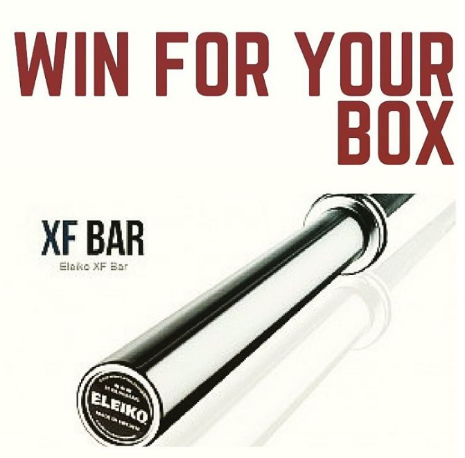 #Eleiko XF Bar for the Box/Gym with the most registrations for our online qualifiers!!ow.ly/XOQ7A