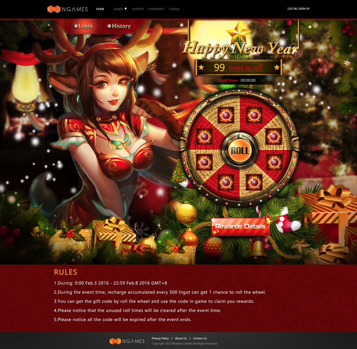 ngamesdw's tweet photo. Large Lucky Wheel is coming again. It will be on from 00:00, Feb 3, 2016 to 23:59, Feb 8, 2016! https://t.co/KAWm9Ktl3J