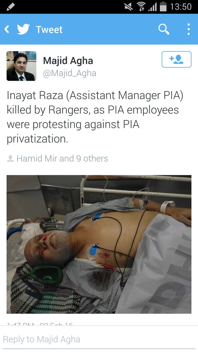 LegendSheikh's tweet photo. @AsimBajwaISPR I knew it, all the blame will go on #Rangers now. #ISupportPIAprotestors @Bilalak80 https://t.co/vt6SDz0zn5