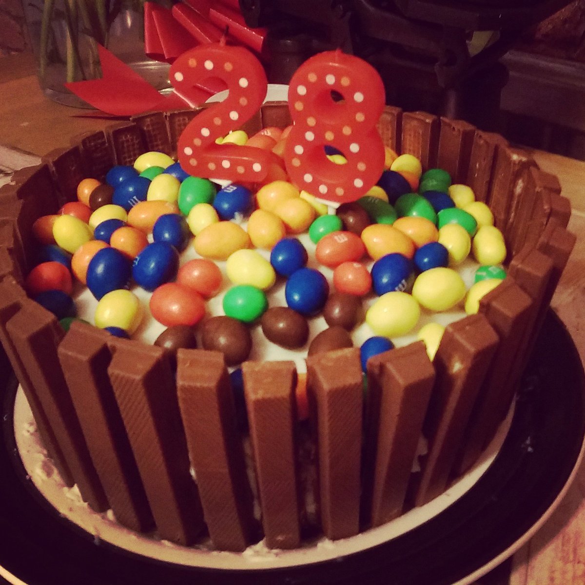 DidsburyDog's tweet photo. Perfect birthday cake from a perfect girl . . . This dog is getting old haha. Thanks @Hannah_jayne86 https://t.co/9z73aFoSOM